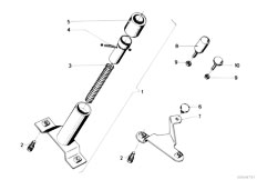 E12 535i M30 Sedan / Pedals/  Accelerator Pedal Stopper