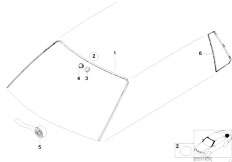 E46 320d M47 Touring / Vehicle Trim/  Glazing Single Parts