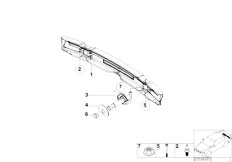 E46 320i M52 Touring / Vehicle Trim/  Carrier Bumper Rear