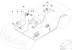 Z3 Z3 M3.2 S54 Roadster / Audio Navigation Electronic Systems/  Retrofit Kit Stereo System