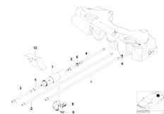 E36 316g M43 Compact / Fuel Supply/  Fuel Pipes And Fuel Filters