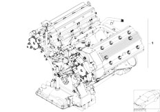 E39 M5 S62 Sedan / Engine Short Engine