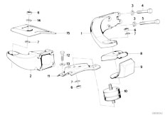 E30 325ix M20 2 doors / Engine/  Engine Suspension Damper