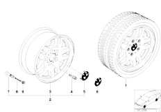 E46 316ti N46 Compact / Wheels/  Double Spoke Styling Styl 30