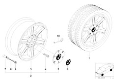 Z3 Z3 2.2i M54 Roadster / Wheels/  Star Spoke Styling Ii Styl 10