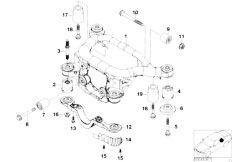 E46 330Cd M57N Coupe / Rear Axle/  Rear Axle Carrier