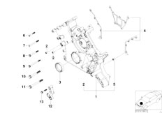 E52 Z8 S62 Roadster / Engine Lower Timing Case