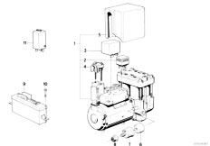 E32 735iL M30 Sedan / Brakes/  Anti Block System Control Unit