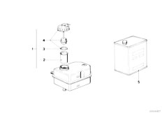E12 518i M10 Sedan / Brakes/  Expansion Tank