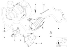 E46 330d M57 Touring / Engine/  Vacum Control Engine Turbo Charger