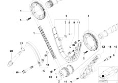 E52 Z8 S62 Roadster / Engine Timing Timing Chain Lower P