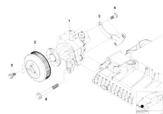 E38 740d M67 Sedan / Steering Power Steering Pump