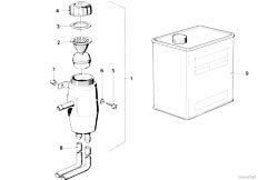 E12 528 M30 Sedan / Brakes Expansion Tank-3