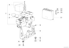 E34 525i M50 Touring / Brakes Anti Block System Asc T Control Unit