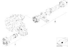 E53 X5 3.0i M54 SAV / Drive Shaft Drive Shaft 4 Wheel