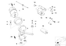 E46 330i M54 Sedan / Brakes/  Dsc Compressor Senors Mounting Parts