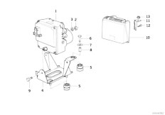 E34 525i M50 Sedan / Brakes/  Anti Block System Control Unit