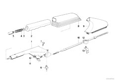 E30 M3 S14 2 doors / Brakes/  Parking Brake Control