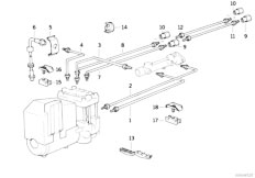 E31 850Ci M70 Coupe / Brakes/  Brake Pipe Front Abs