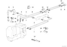 E31 850Ci M70 Coupe / Brakes Brake Pipe Front Abs