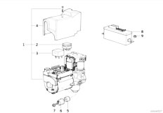 E34 518i M43 Touring / Brakes/  Anti Block System Control Unit-2