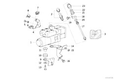 E32 750i M70 Sedan / Brakes/  Hydro Unit Abs Asc T