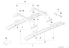 E34 M5 S38 Touring / Universal Accessories/  Cross Member