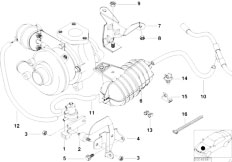E46 320d M47 Touring / Engine/  Vacum Control Engine Turbo Charger