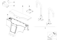 Z3 Z3 2.8 M52 Roadster / Sliding Roof Folding Top Retrofit Kit Rollover Bar