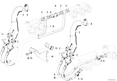 E12 528i M30 Sedan / Engine Emission Control