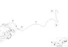 E53 X5 4.6is M62 SAV / Rear Axle Final Drive Ventilation