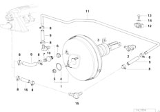 E36 325tds M51 Touring / Brakes/  Brake Servo Unit Asc T