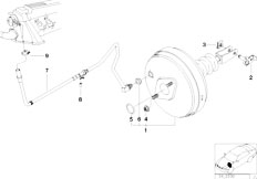 E36 318tds M41 Touring / Brakes/  Power Brake Unit Depression