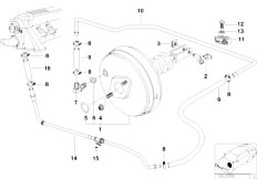 E36 318tds M41 Touring / Brakes Brake Servo Unit Abs