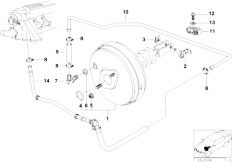 E36 318tds M41 Sedan / Brakes/  Brake Servo Unit Abs