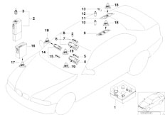 E39 520d M47 Sedan / Lighting/  Various Lamps Spare Bulbs Box-2