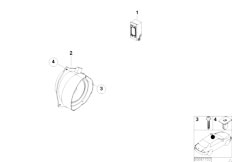 E53 X5 4.6is M62 SAV / Communication Systems Single Parts F Hands Free Facility