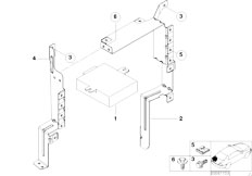 E53 X5 4.6is M62 SAV / Communication Systems Single Parts Sa 620 Trunk