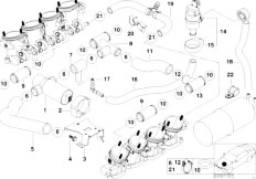 E52 Z8 S62 Roadster / Fuel Preparation System/  Idle Regul Valve Fuel Tank Vent Valve