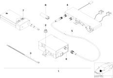 E38 740iL M62 Sedan / Heater And Air Conditioning/  Retrofit Kit Remote Cntrl Indep Heating