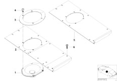 E52 Z8 S62 Roadster / Audio Navigation Electronic Systems/  Loudspeaker Under The Seat