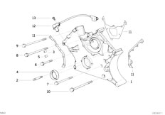 E34 530i M60 Sedan / Engine/  Lower Timing Case