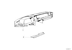E12 525 M30 Sedan / Vehicle Trim Trim Panel Dashboard