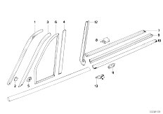 E30 325i M20 Cabrio / Vehicle Trim Exterior Trim