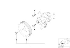 E52 Z8 S62 Roadster / Steering Power Steering Pump