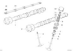 E34 540i M60 Touring / Engine/  Valve Timing Gear Cam Shaft