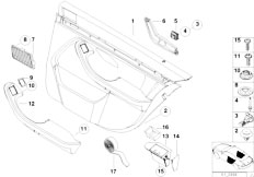 E39 525tds M51 Touring / Vehicle Trim/  Door Trim Rear