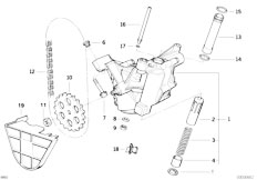 E32 730i M60 Sedan / Engine Lubrication System Oil Pump With Drive