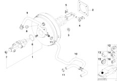 E39 M5 S62 Sedan / Brakes Power Brake Unit Depression-2