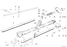 E30 318i M10 4 doors / Engine/  Valve Timing Gear Cam Shaft